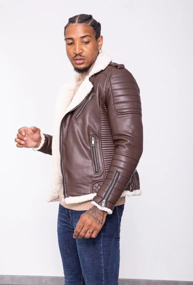 Veste simili cuir