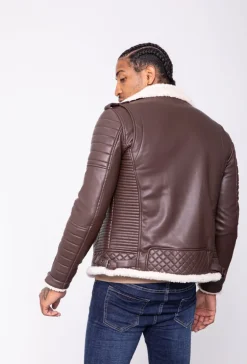 Veste simili cuir