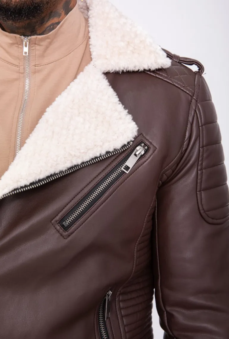Veste simili cuir