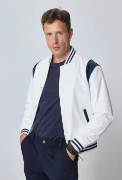 Veste style bombers bi couleur