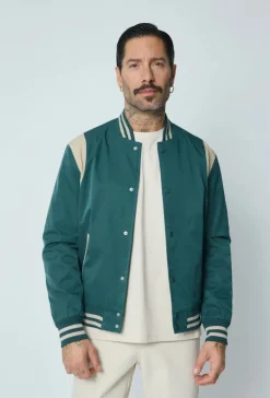 Veste style bombers bi couleur