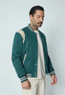 Veste style bombers bi couleur