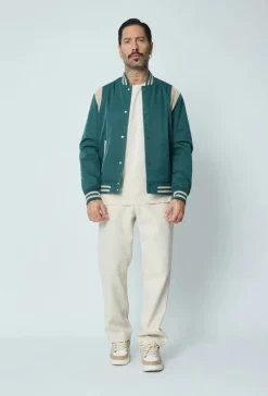 Veste style bombers bi couleur