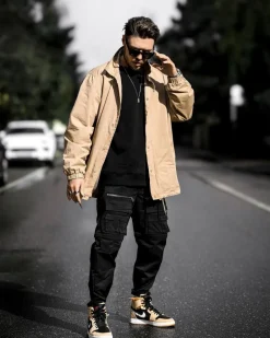 Veste surchemise toile