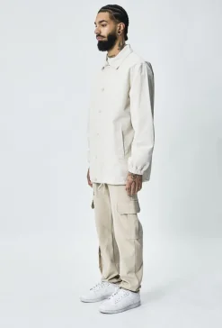 Veste surchemise toile