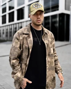 Veste surchemise toile