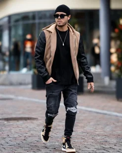 Veste teddy à capuche