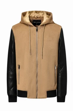 Veste teddy à capuche