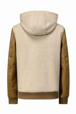Veste teddy à capuche