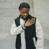 Veste teddy avec col à revers