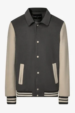 Veste teddy avec col à revers