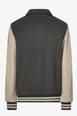 Veste teddy avec col à revers