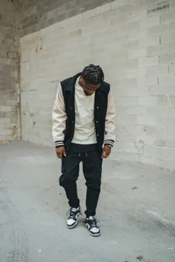 Veste teddy avec col à revers