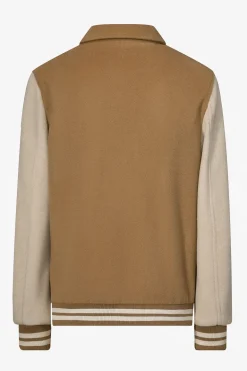 Veste teddy avec col à revers