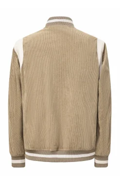 Veste teddy cotelé