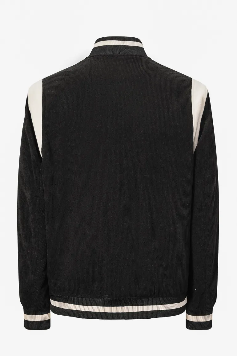 Veste teddy cotelé