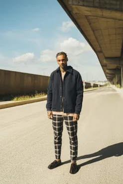 Veste teddy maille à col chemise