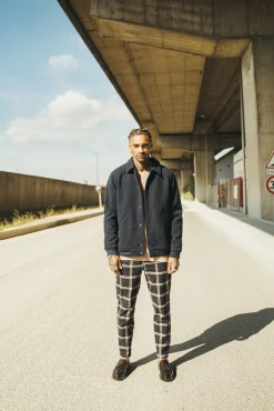 Veste teddy maille à col chemise