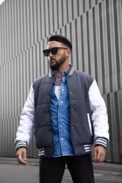 Veste teddy matelassée