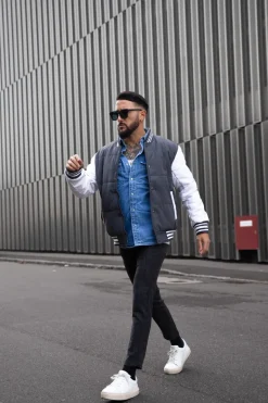 Veste teddy matelassée