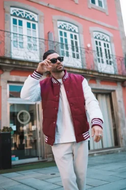 Veste teddy matelassée