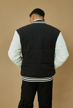 Veste teddy matelassée