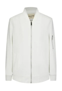 Veste teddy uni motifs géométriques