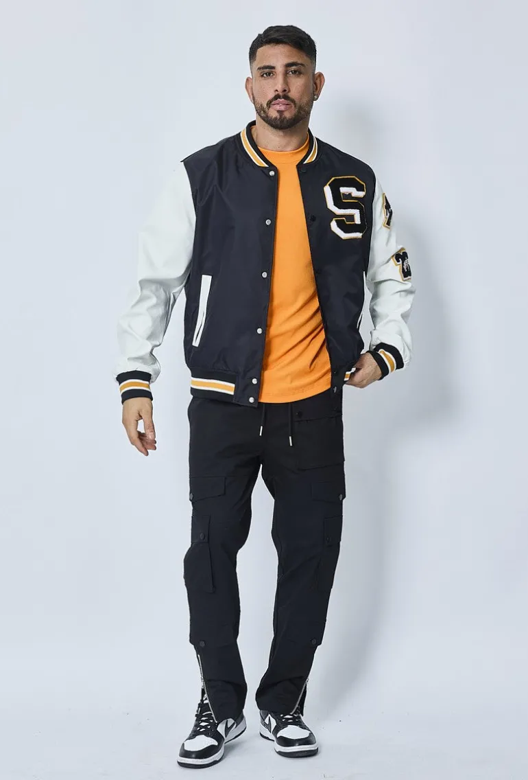 Veste teddy universitaire