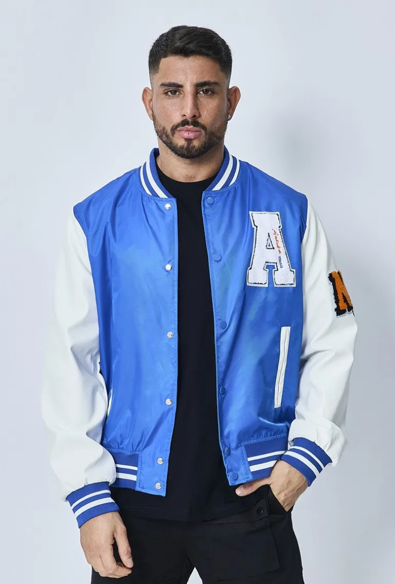 Veste teddy universitaire