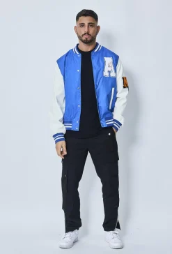 Veste teddy universitaire