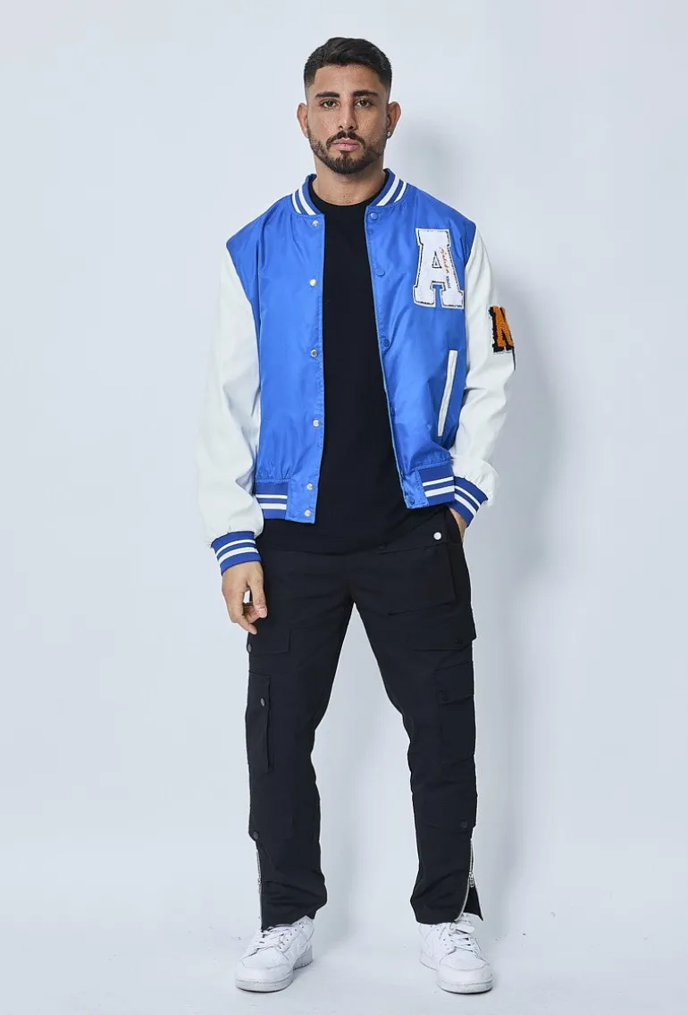 Veste teddy universitaire