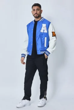 Veste teddy universitaire