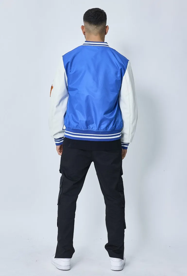 Veste teddy universitaire