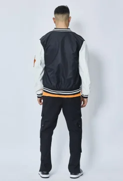 Veste teddy universitaire
