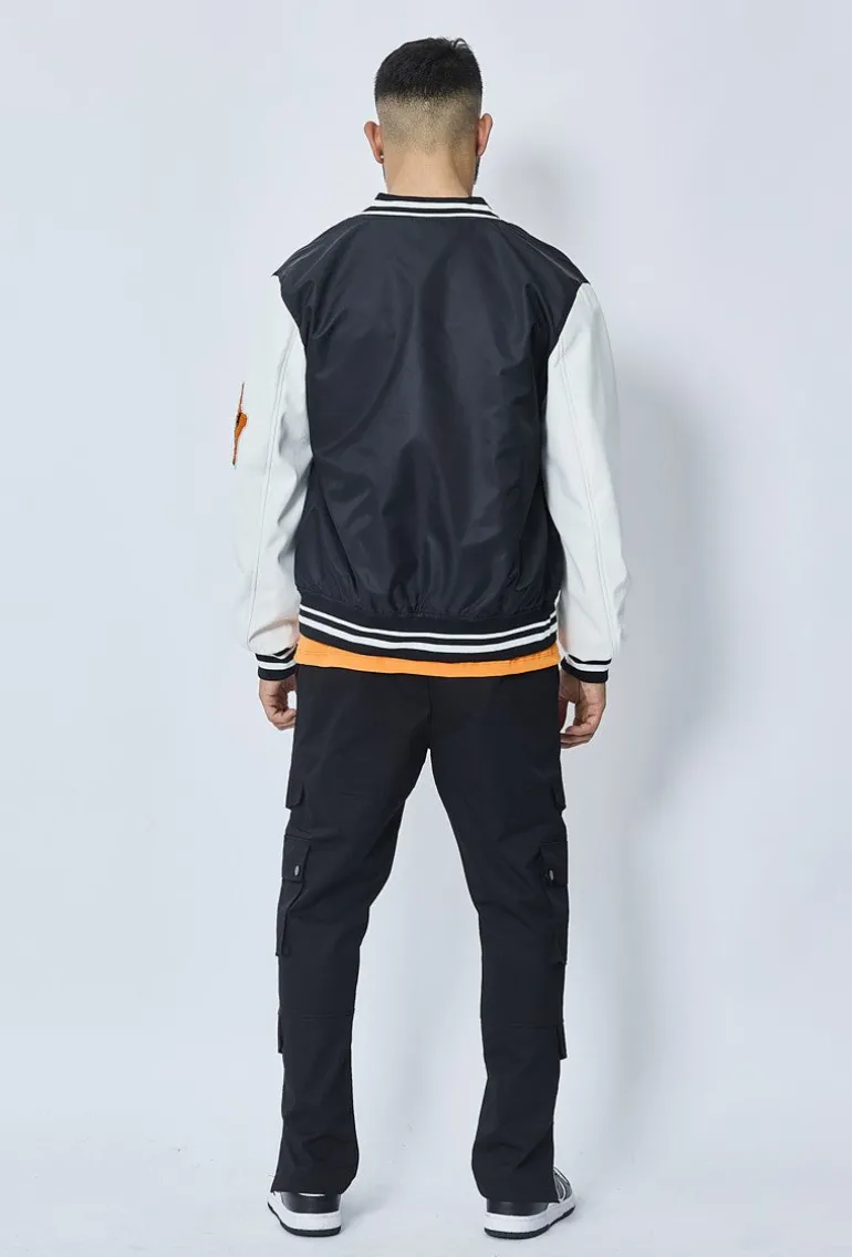 Veste teddy universitaire