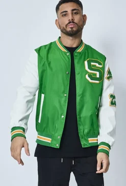 Veste teddy universitaire