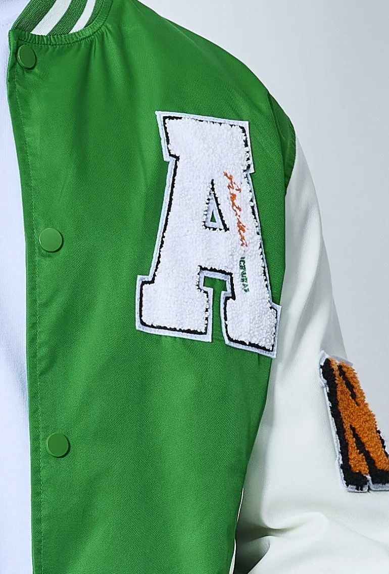 Veste teddy universitaire