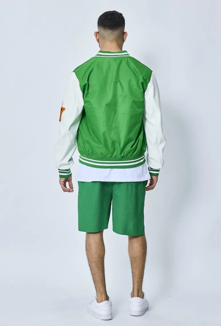 Veste teddy universitaire