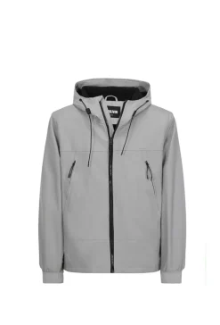 Veste uni à capuche