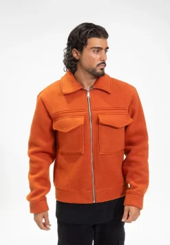 Veste uni col revers
