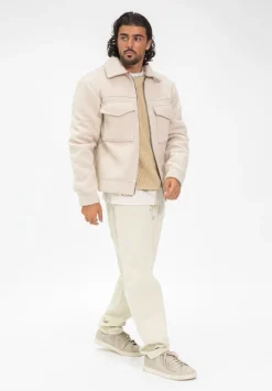 Veste uni col revers