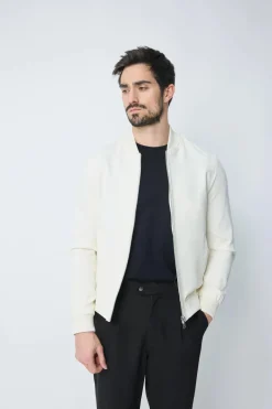 Veste unie sans capuche