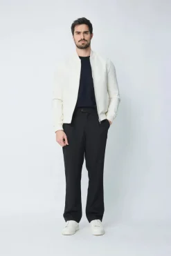 Veste unie sans capuche