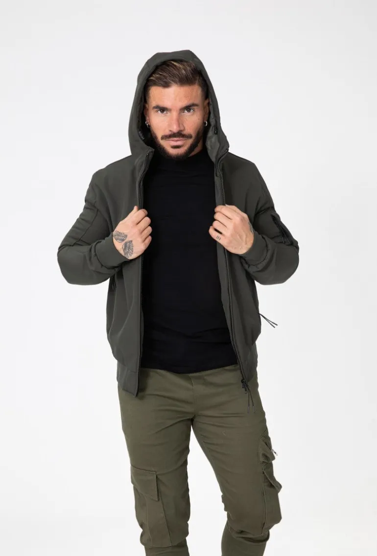 Veste zippée à capuche