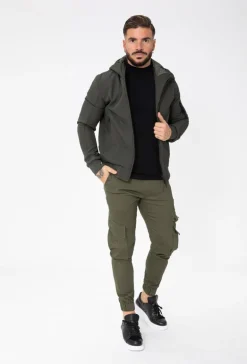 Veste zippée à capuche
