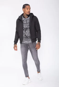 Veste zippée à capuche