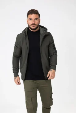 Veste zippée à capuche