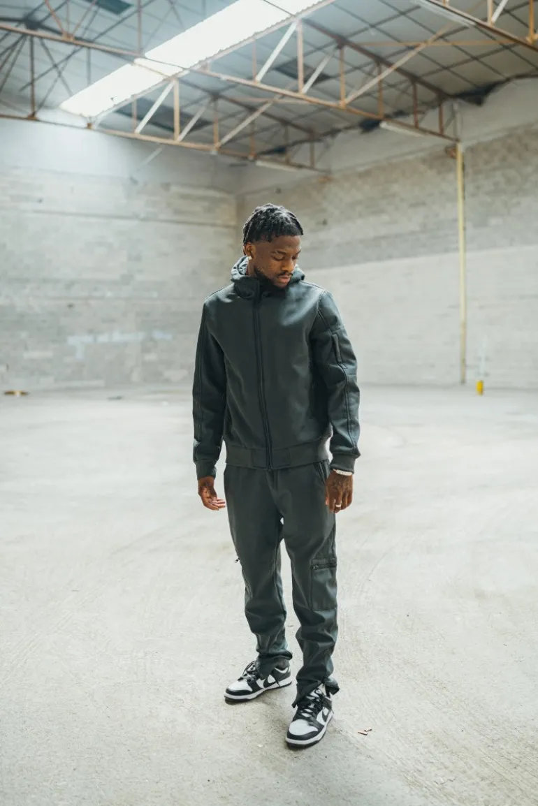 Veste zippée à capuche