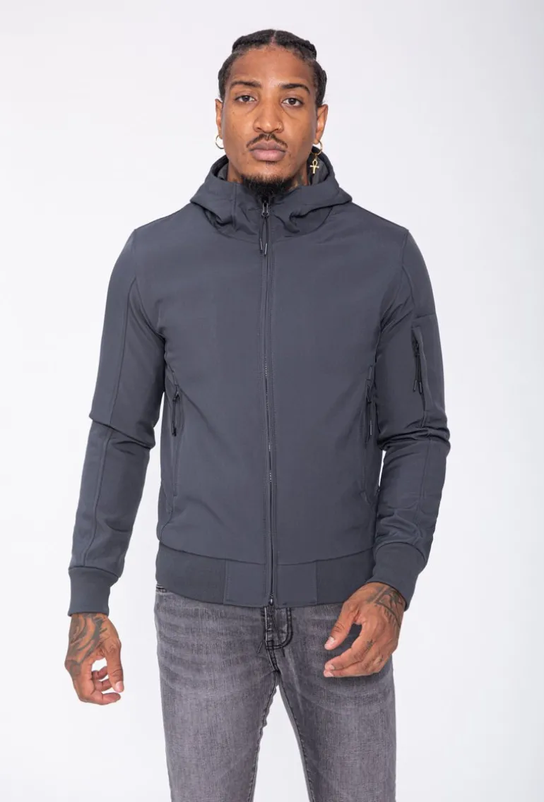 Veste zippée à capuche