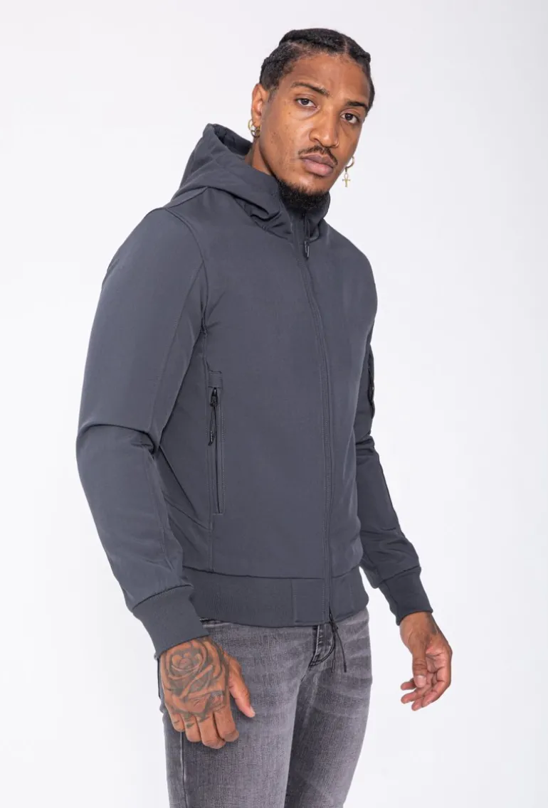 Veste zippée à capuche
